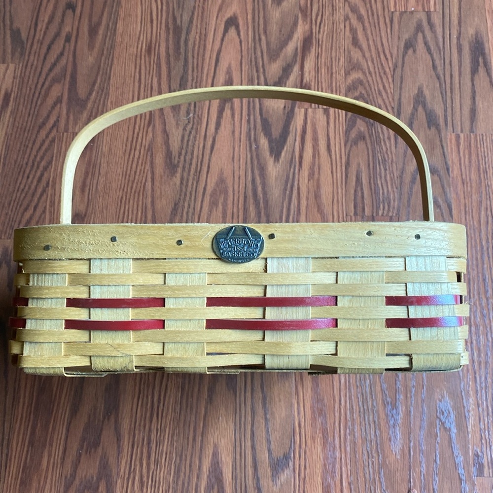Peterboro basket 13 3/4” x 14”.